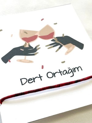 Atölye Merdiven Dert Ortağım Kanka Arkadaş Sevgili Hediye Bileklik Çift Eş Hediyelik