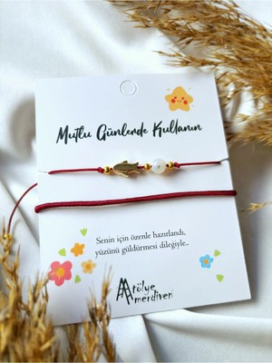 Atölye Merdiven Akik Taşlı Balık Figürlü Doğal Taşlı Bileklik