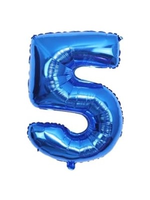 Die Grup Koyu Mavi 5 Yaş Folyo Balon 100 cm