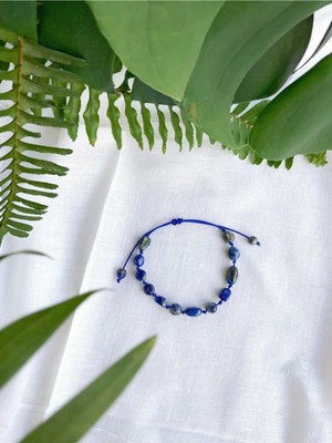 Atölye Merdiven Unisex Lapis Lazuli Tasarım Doğaltaş Bileklik