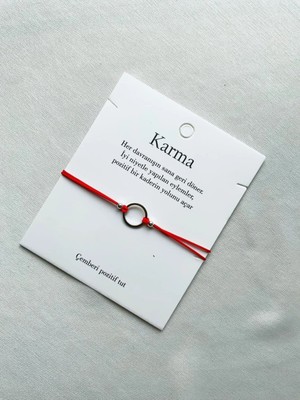 Atölye Merdiven Karma Bileklik Kırmızı Ip Bileklik