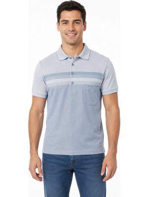 Bihan Store Erkek Cepli Polo Yaka Tişört 2526/ P-00007154-BUZ Mavisi