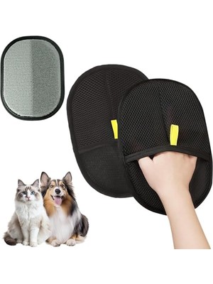 Die Grup Kürk Mıknatıslı Tüy Temizleme Eldiveni 2’li Paket – Kedi ve Köpekler Için Parmaksız Evcil Hayvan Tüyü Çıkarıcı Eldiven – Kıyafet, Kanepe, Halı ve Araba Koltuğundan Tüyleri Kolayca Temizler
