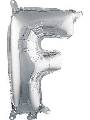 Die Grup F Harfi 16 Inç Gümüş Renk Folyo Balon 36 cm (Gümüş)