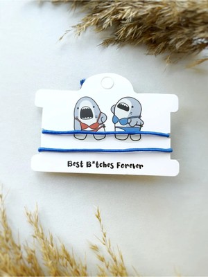 Atölye Merdiven Best Friends Forever Bff 2li Arkadaşlık Bilekliği Seti Köpekbalığı