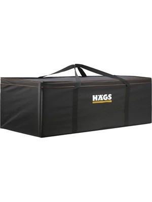 Die Grup Haegs Bahçe Mobilya Yastığı, Minderi Saklama Çantası Büyük Boy Hurç, Yatak, Yorgan, Yastık Organizer, Düzenleyici, Depolama Hurcu, Çantası, Extra Büyük Battal Boy - 725 Lt Siyah