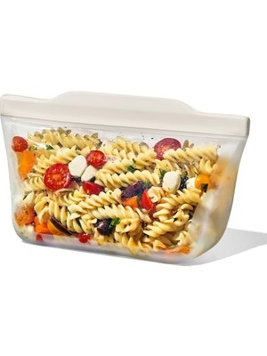 Die Grup Oxo Good Grips Silikon Yeniden Kullanılabilir Çanta Stand-Up Quart (32 Oz) - Yulaf