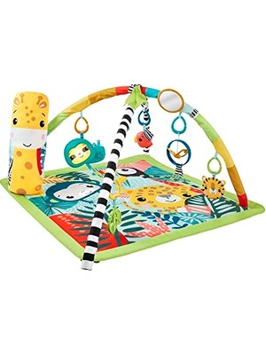 Die Grup Fisher Price 3'ü 1 Arada Yağmur Ormanı Duyusal Spor Salonu HJW08