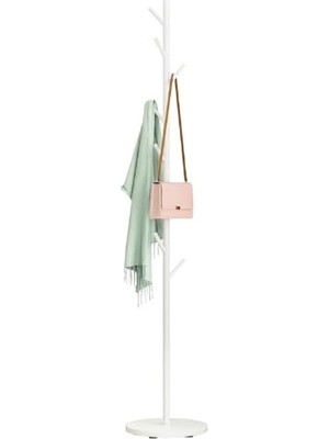 Die Grup Metal Ayaklı Askılık Portmanto, Beyaz, Elektrostatik Toz Boya, 170X40 Cm, Modern Minimalist, Demonte