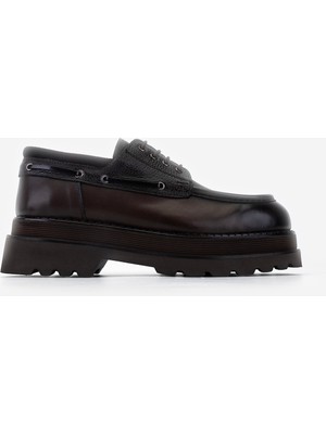 Valmenti Erkek Hakiki Deri Kahverengi Casual Ayakkabı 771 502 Erk Ayk Y24 Kahve Fltr
