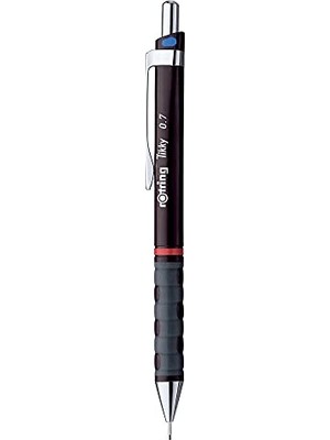 Die Grup Rotring 0.7 Mm Bordo Tikky Versatil Uçlu Kalem 1 Parça Yumuşak Tutma Yeri ile Konforlu Kullanım