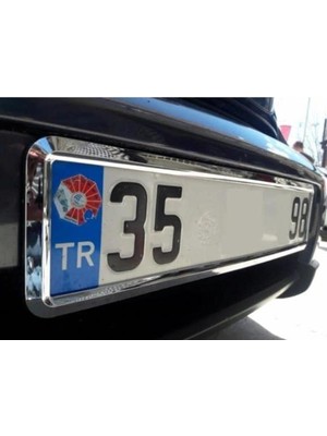 Die Grup Yeni Nesil Krom Plakalık 2 Adet Krom Plaka Altlığı 299684613