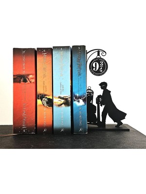 Büyülü Tren Istasyonu Temalı Kitap Desteği (Bookend)