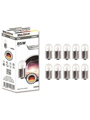 Die Grup R5W 67 Park Ampul 12V 5W 10 Adet