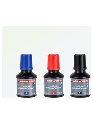 Die Grup Edding Mürekkep 30 ml (EBT30) 3'lü Set Edding3'lüset Tkm Edding-3'lüset