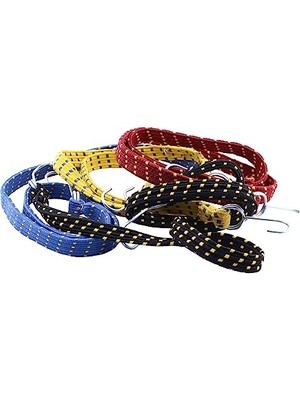 Die Grup BADEM10 Geniş Kancalı Oto Araç Araba Baj Lastiği Bisiklet Sabitleme Yük Taşıma Lastik 20 mm x 90 cm