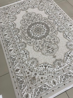 LİPARİS HALI Liparis Halı Avangarde Serisi 5483 Kemik Akrilik Salon Oturma Yatak Odası Halısı