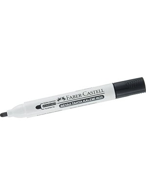 Die Grup Faber-Castell Beyaz Tahta Kalemi W20, Siyah