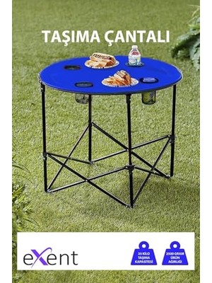 Die Grup Yuvarlak Katlanır Kamp Maı, Taşıma Çantalı Kamp Maı, Piknik MAI--71X71X60