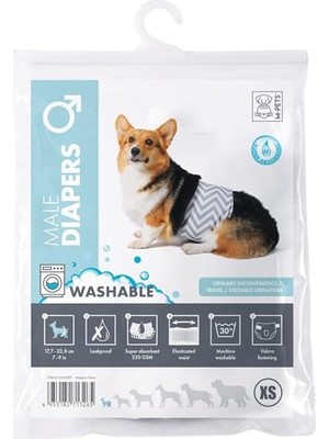 Die Grup Erkek Köpekler Için Yıkanabilir Külot Xs