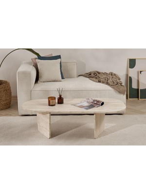 Rani Home Orta Sehpa Traverten 130 cm AB-5412