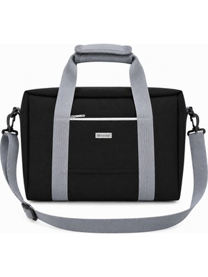 Microcase 4 Bölmeli Geniş Hacim Dayanıklı Spor Seyahat Malzeme Çantası Medium AL5583
