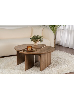 Rani Home Orta Sehpa Venedik Cevizi 90 cm AB-5376