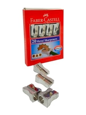 Die Grup Faber-Castell Metal Tekli Kalemtraş (Üçgen)