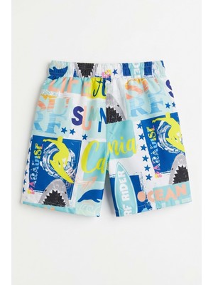 Mnk Baby & Kids Erkek Çocuk Desenli Şort Mayo M00829