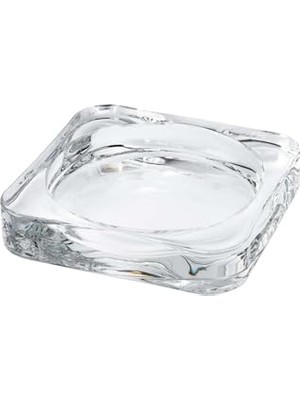 Die Grup Glasıg Cam Mum Tabağı 10X10 cm 60259143