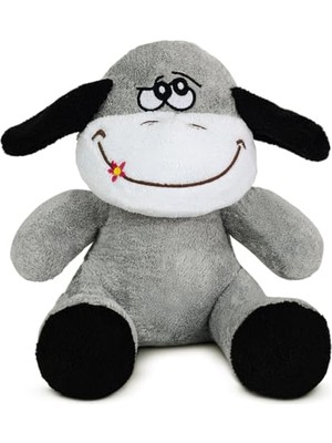 Die Grup Ofis Hediyesi Tavşan 20-25 cm Figürlü Pelüş Ayıcık, 20 cm Teddy Bear,sevgiliye Hediye,ayı Teddy,peluş Ayıcık,plush Toys, (Eşek)