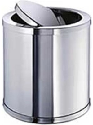 Windisch Cylinder Çöp Kovası, Sallanır Kapaklı - Krom