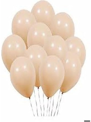 Die Grup Düz Renk Pastel 10 Lu Balon, Ten Rengi
