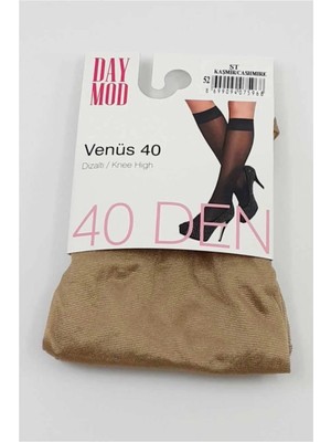 Daymod Venüs 40 Kaşmir Parlak Dizaltı Pantolon Çorabı 12'li