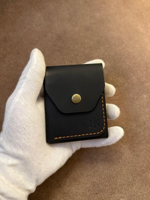 Hatka Leather Craft El Yapımı Hakiki Deri Cüzdan - Pure Fold K2