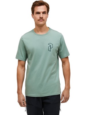 Peak Performance Original Graphic Erkek Yeşil Tişört