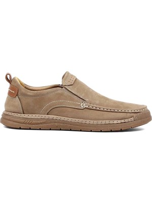 Celal Gültekin Erkek Kum Nubuk Deri Sneaker