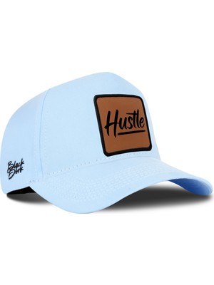 Hustle Logolu Buz Mavi Beyzbol Şapka