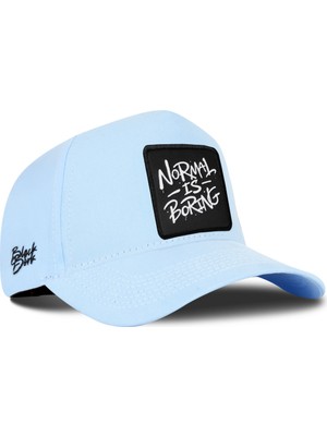 Normal Is Boring Logolu Buz Mavi Beyzbol Şapka