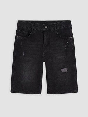 LC Waikiki Yırtık Detaylı Erkek Çocuk Jean Şort  (S6)