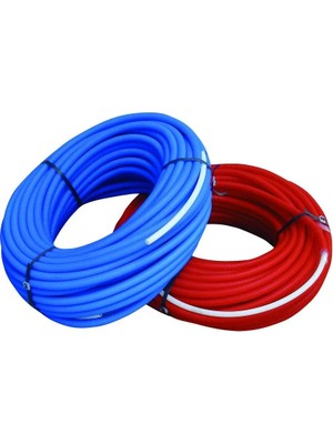 Wavin 16 Pex-Pe-Rt Klıflı Boru Mavi - 100 mt