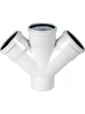 Wavin 125X125 Psb Çift Çatal - 8 Ad
