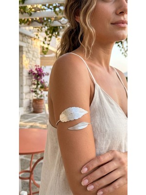 Mariposa Secret  Pazu Bileklik Gümüş Renk Pirinç Yaprak Model TG27BB8574