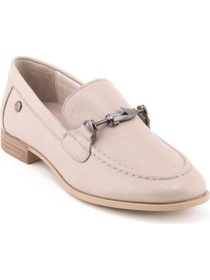 Mammamia D26YA-3365 Düz Topuk Loafer Deri Kadın Ayakkabı