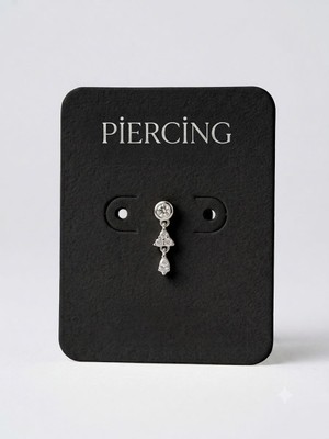 By Dilek Çetin Accessory By Dilek Çetin Acessorry Çelik Sallantlı Kıkırdak Helix Tragus PIERCING(1ADET)