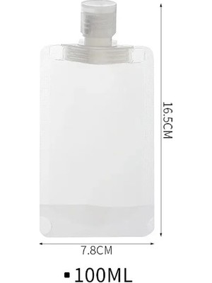 Erdo Ticaret 3 Adet 100ML Krem Şampuan Kabı Tekrar Kullanılabilir Set