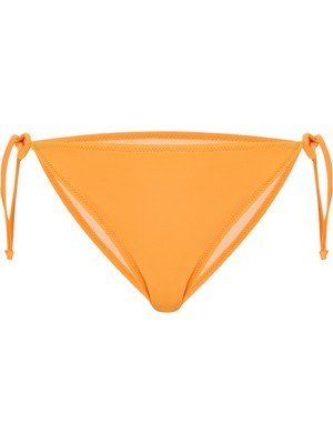 Mudo Kadın Turuncu Bağlamalı Normal Bel Bikini Altı
