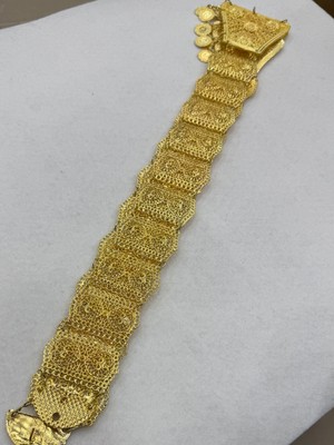 Maviteks Arnavut Kemeri Şal Kemeri  Gold 100 cm