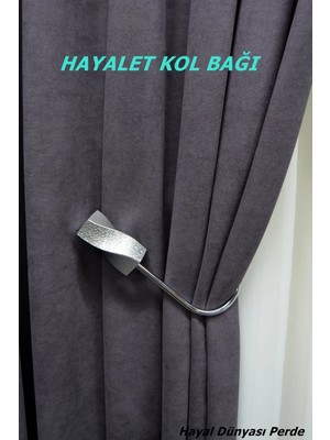 Hayal Dünyası Kornişe Takılan Hayalet Sistem Özel Tasarım Perde Kol Bağı