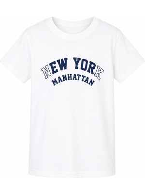 Trender Ny Manhattan Ekru Erkek Çocuk T-Shirt 26YDT1000057